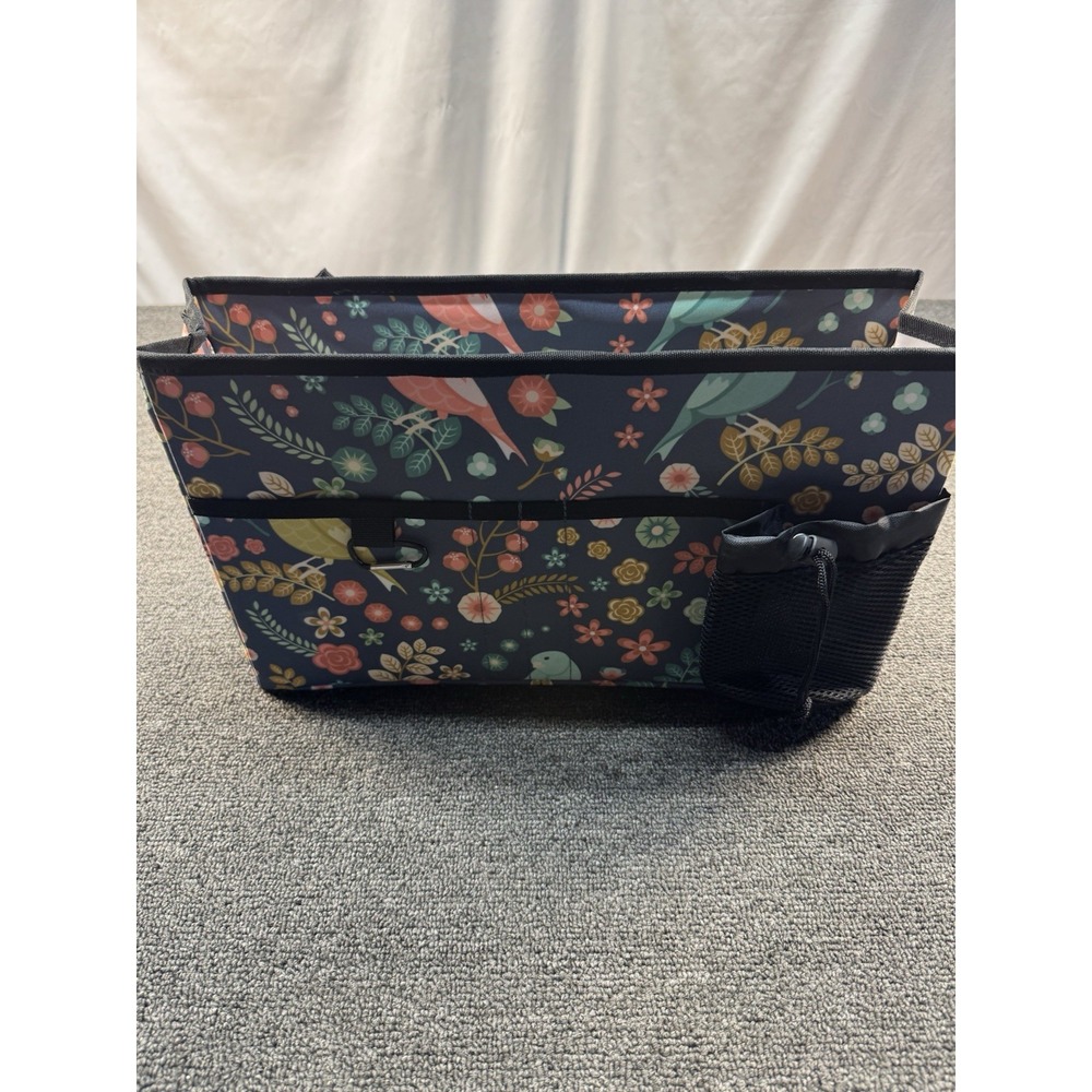 New Navy Floral/Bird Walker Caddy Bag